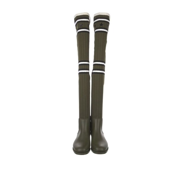 GIVENCHY Printed Over the Knee Thigh High Sock Boots Size: 6.5 - Picture 3 of 6